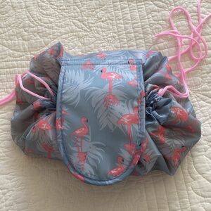 Flamingo Print Drawstring Bag NWOT